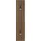 Ekena Millwork 3"W x 8 1/2"D x 14"H Jumbo Lawson Wood Corbel, Walnut CORW03X08X14LWWA - alternate 3